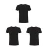 3-pack shirts bamboe zwart