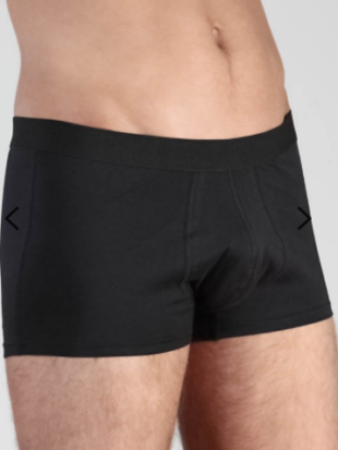 Boxer bio katoen, zwart - ALBERO NATUR