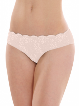 Slipje bio katoen, kantlaagje poederroze - COMAZO