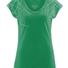 Fairtrade shirt hennep HempAge - streepschouder groen