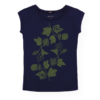 Shirt bamboe Paala - foliage donkerblauw