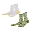 2-pack sokken bio katoen Living Crafts - eendjes en strepen
