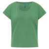 Shirt bio katoen Tranquillo - slub yarn groen 6