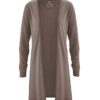 Lang vest hennep-bio katoen HempAge - taupe