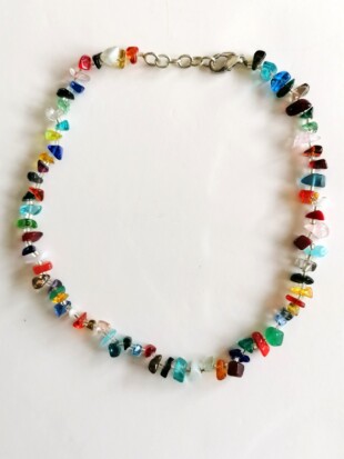 Ketting kort, kleurtjesmix