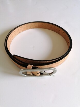 Vegan damesriem kurk, naturel - ARTELUSA