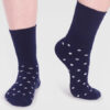 Dikke sokken bio katoen Thought - 37-41 - stippen donkerblauw 2