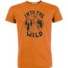 Shirt bio katoen Greenbomb - into the wild orange heather 2