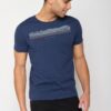 Shirt bio katoen Greenbomb - slubyarn silence blauw