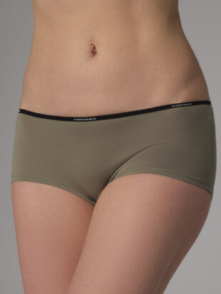 Heupslipje bio katoen, sporty olijfgroen - COMAZO