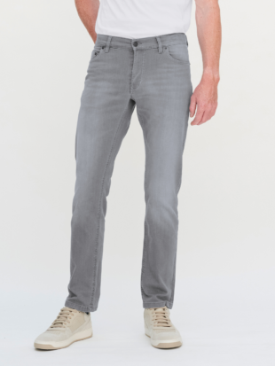 Herenjeans bio katoen, Bosco grijs - LIVING CRAFTS