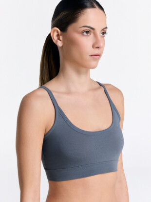 Behatopje bio katoen, muisgrijs - ALBERO NATUR