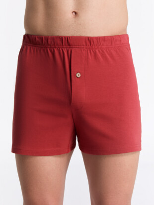 Losse boxer bio katoen, terracotta - ALBERO NATUR