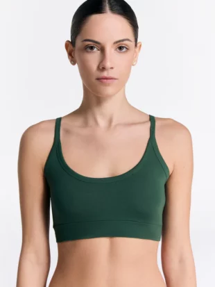 Behatopje bio katoen, donkergroen - ALBERO NATUR