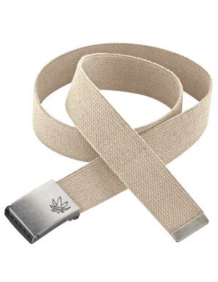 Vegan riem hennep/bio katoen, naturel - HEMPAGE