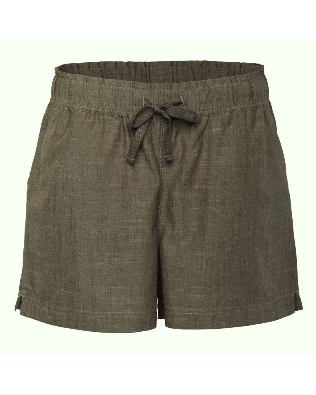 Damesshort bio katoen, tijmgroen – LIVING CRAFTS
