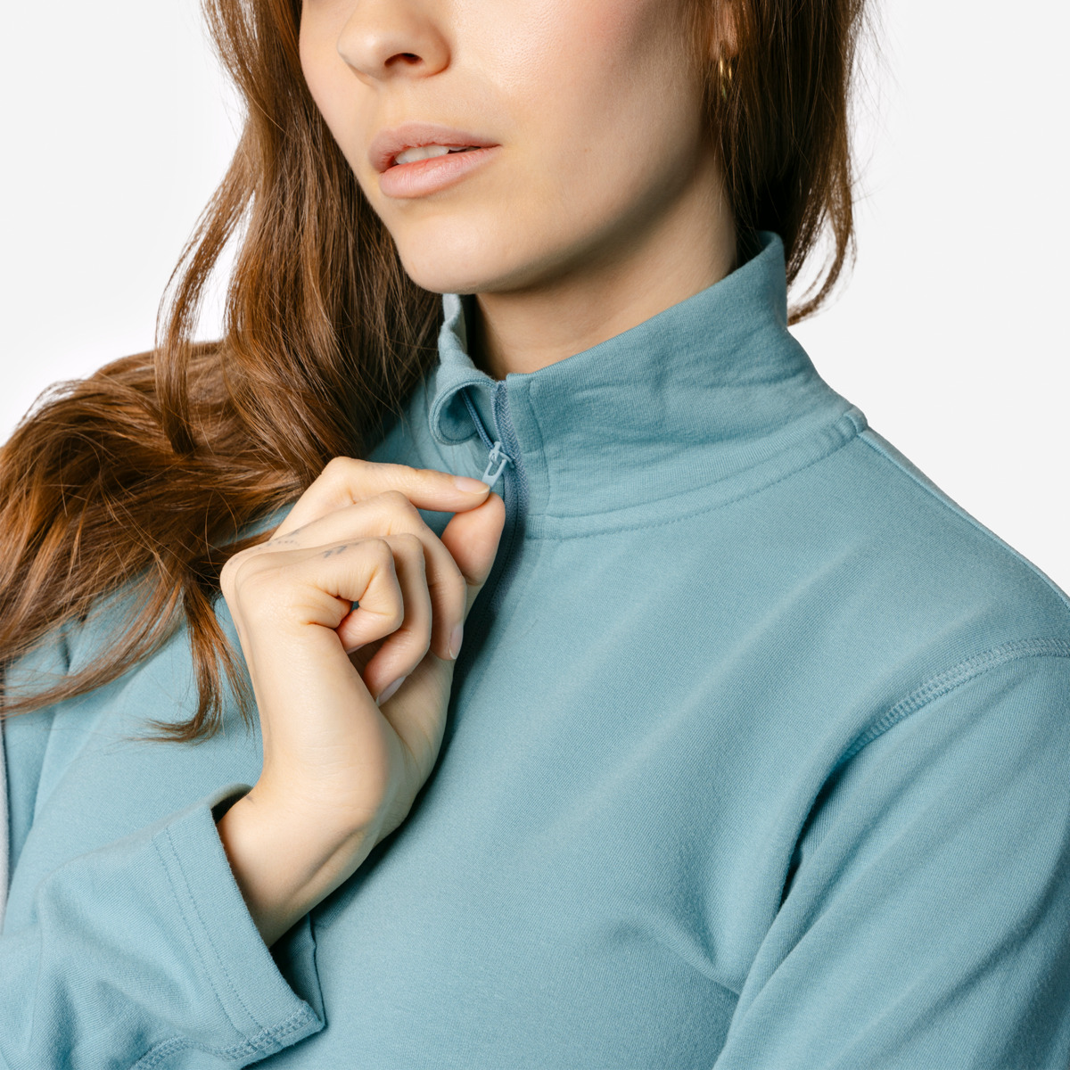 Damesshirt modalmix, aqua - LIVING CRAFTS
