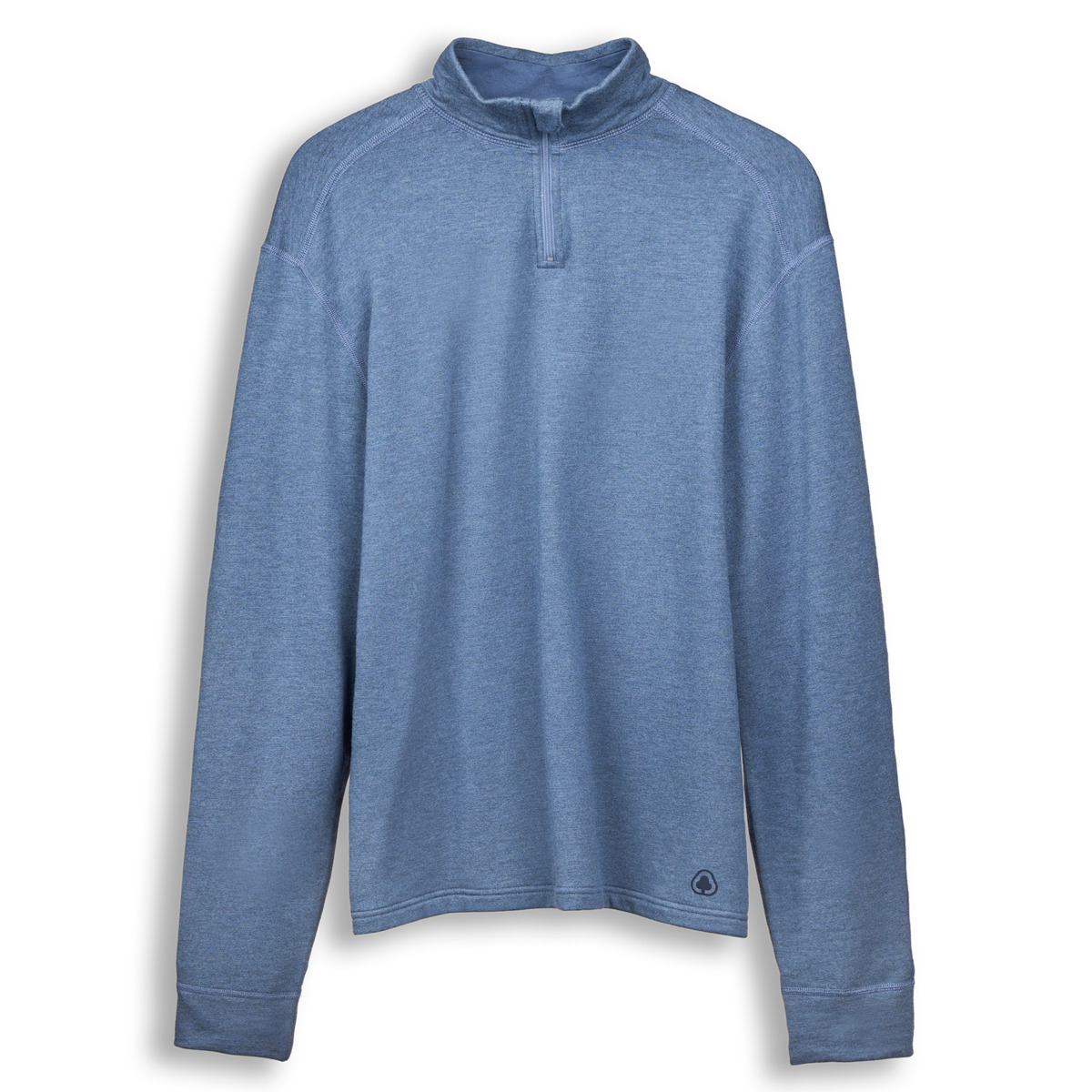 Herenshirt modalmix, denim blue - LIVING CRAFTS