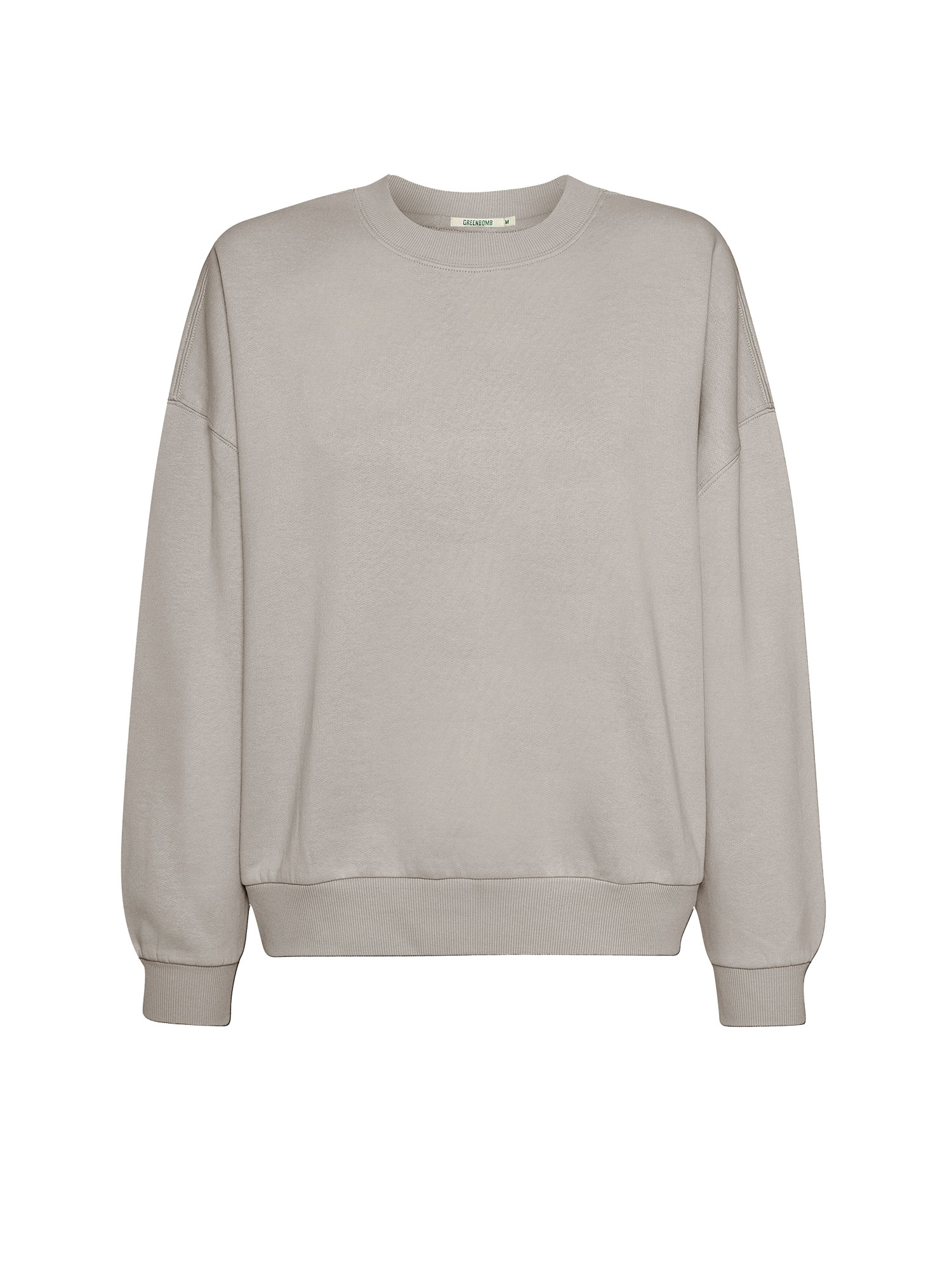 Damessweater bio katoen, anti social club zand - GREENBOMB
