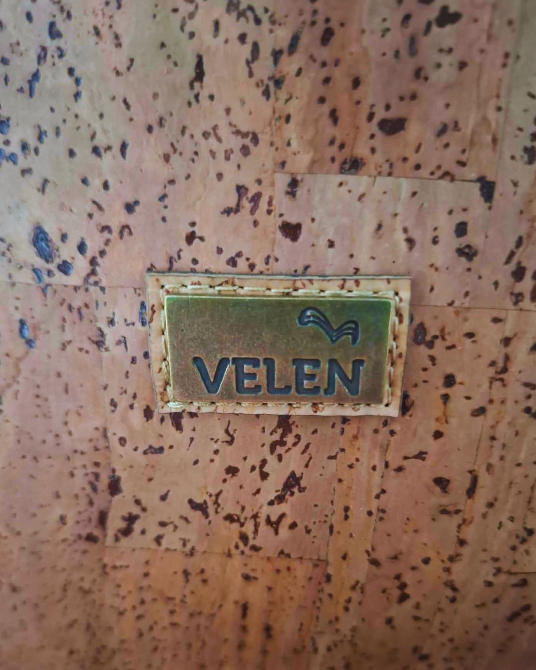 Vegan laptoptas kurk, Bo lichtbruin - VELEN