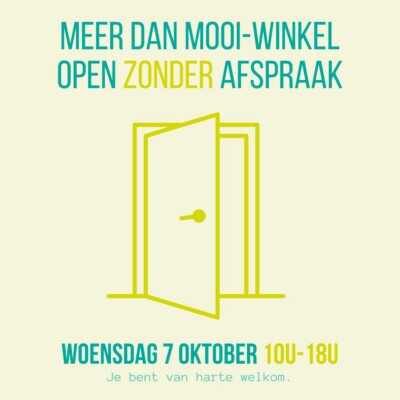 Winkel open zonder afspraak (Geel-Zammel)