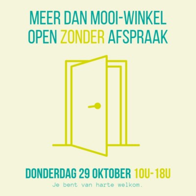 Winkel open zonder afspraak (Geel-Zammel)